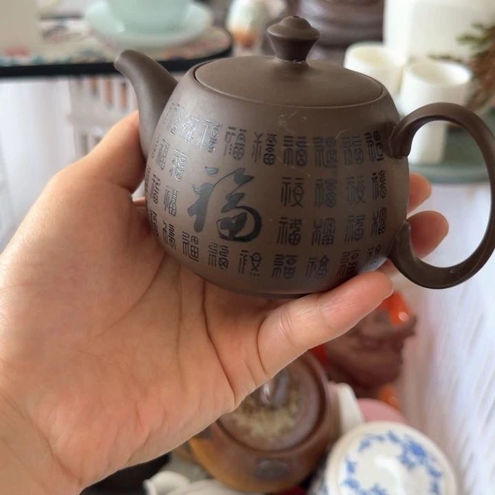 微瑕陶瓷茶具茶杯茶壶