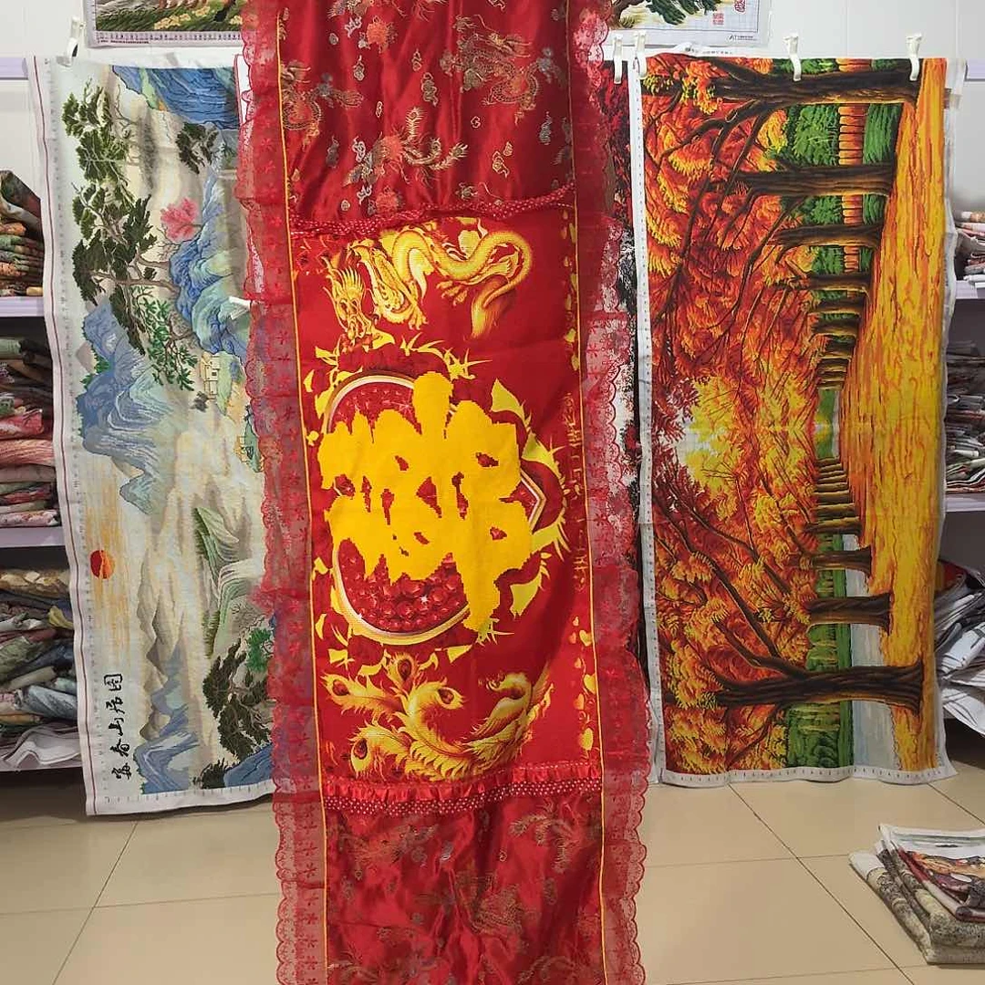 棉十字绣成品出售
