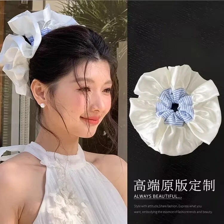 甜美蕾丝边大肠发圈【中奖随机发1个】