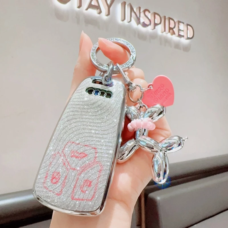 奥迪车A6L钥匙套A4L/Q5L壳A3/Q3/Q2车A5/Q7/A8L/A7L/Q8/S4/TT扣女