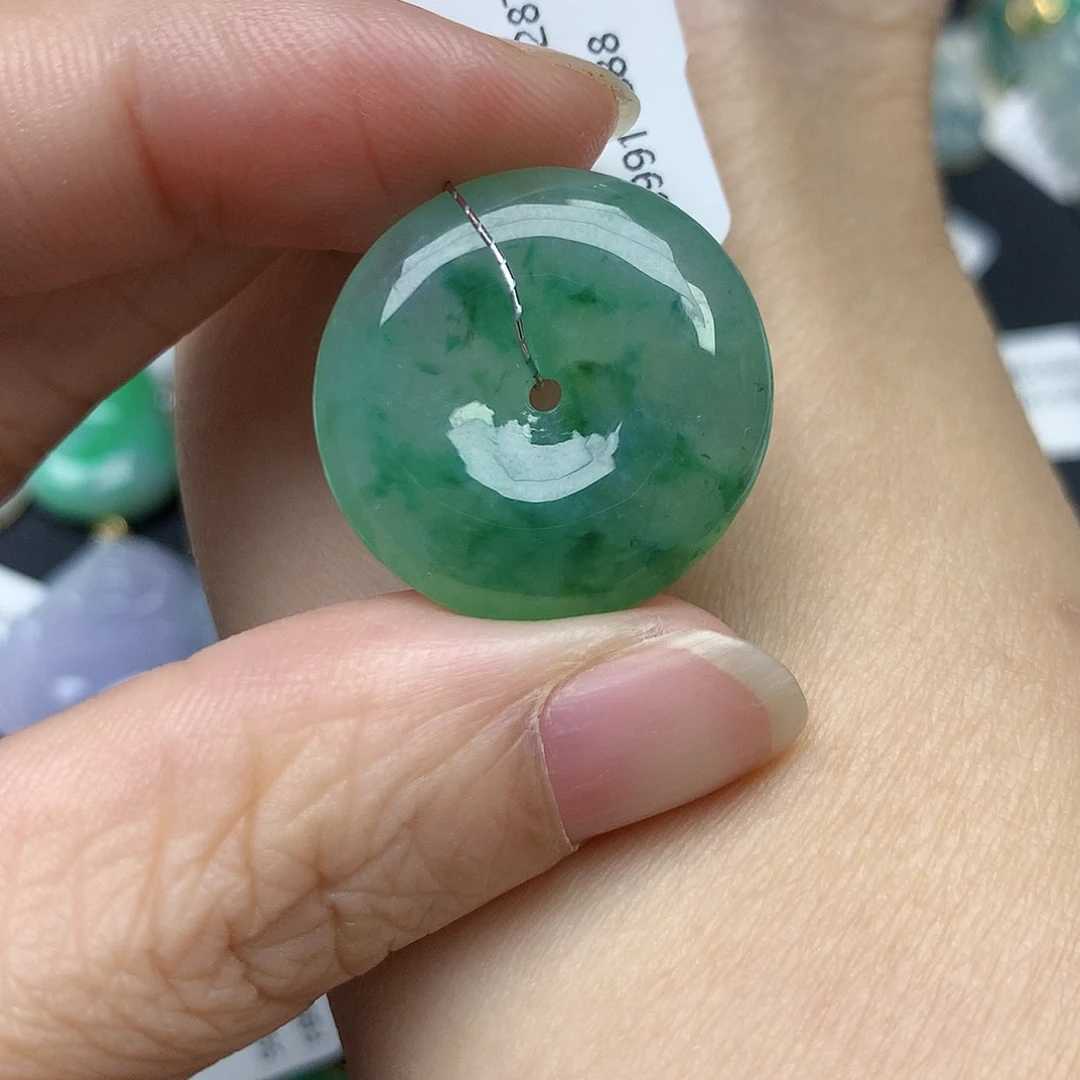 颈饰未镶嵌翡翠天然缅甸A货翡翠