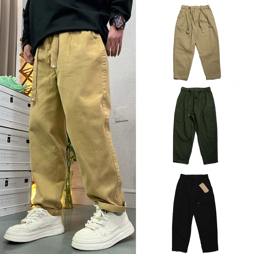 【cityboy】阿美咔叽工装裤春季新款重磅宽松痞帅复古哈伦锥形裤089