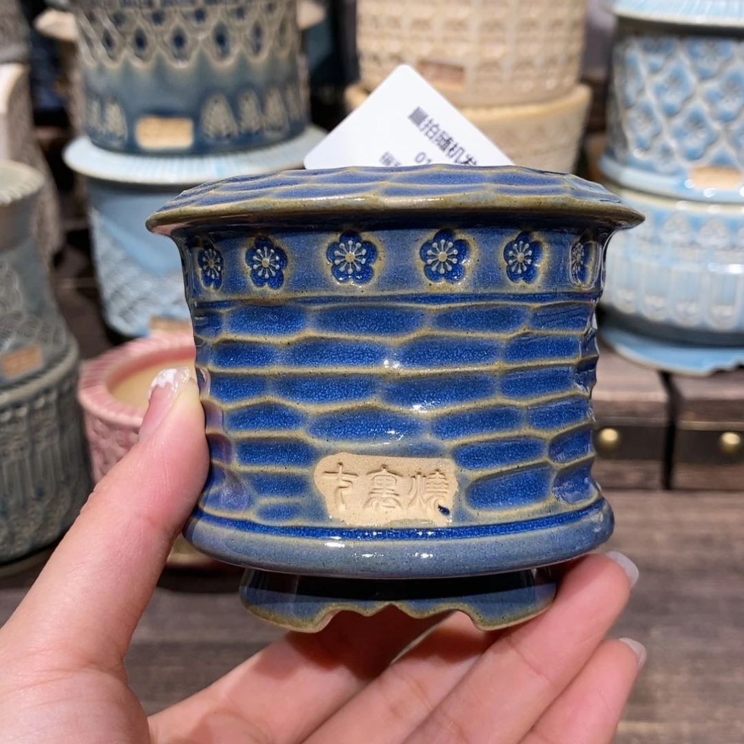 七里烧花盆1-21-036口径6