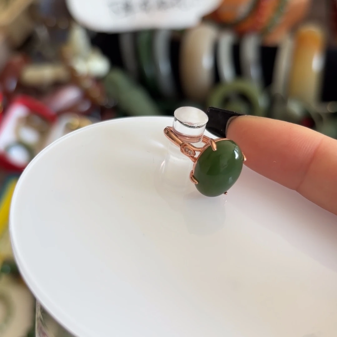 和田玉（碧玉）合金颈饰21