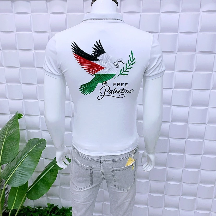 新款翻领polo衫短袖3739修身版潮流时尚男士百搭T恤