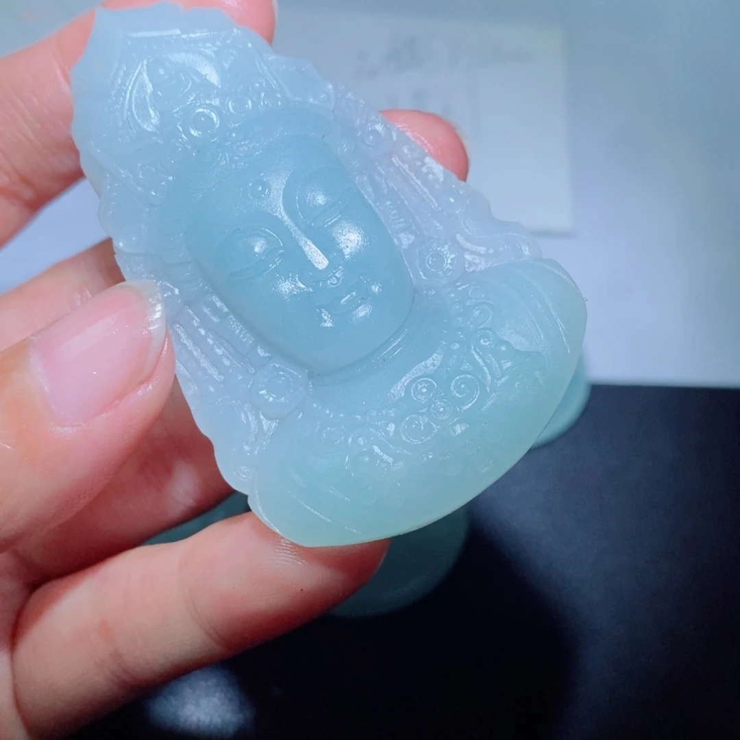 定制翡翠未镶嵌吊坠