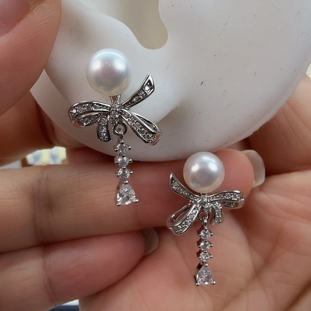 淡水珍珠未镶嵌耳饰