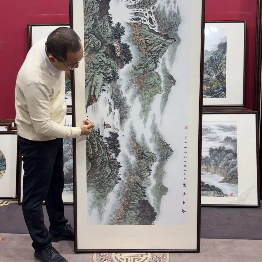 国画手绘作品210/80