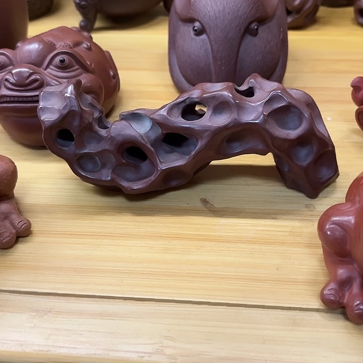 ****ᓂ紫砂茶宠紫砂全手工笔架