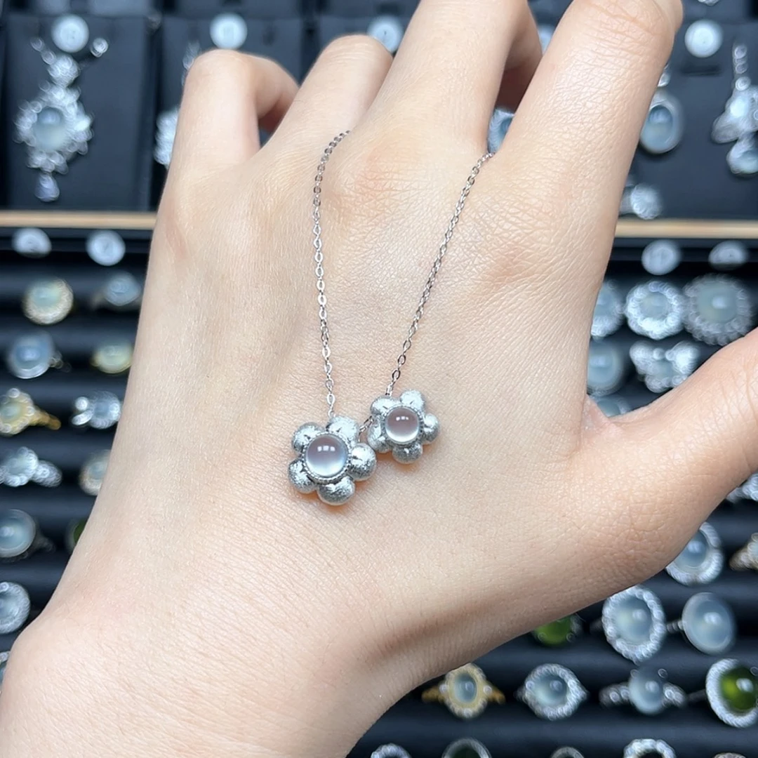 【闪购商品】岫玉颈饰银S925镶嵌赵*虎