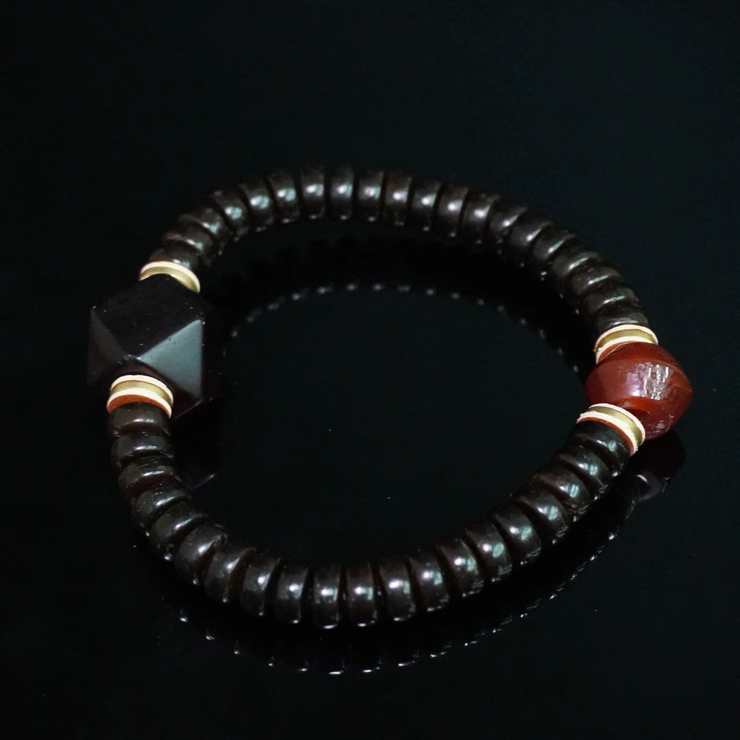 清代玛瑙珠串/056408/收藏/传承/【友谊文物商店】