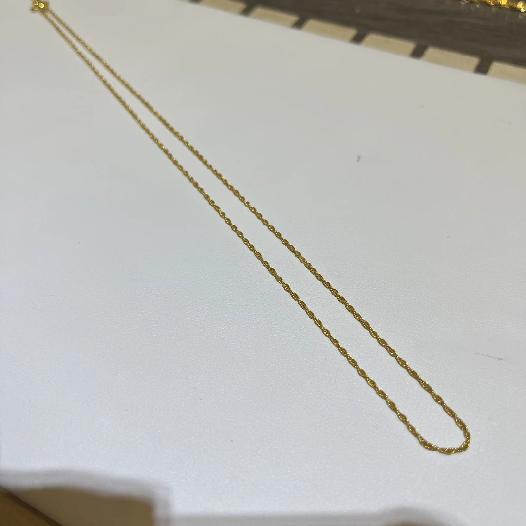 水贝国潮黄金珠宝【足金999单链项链专属链接】