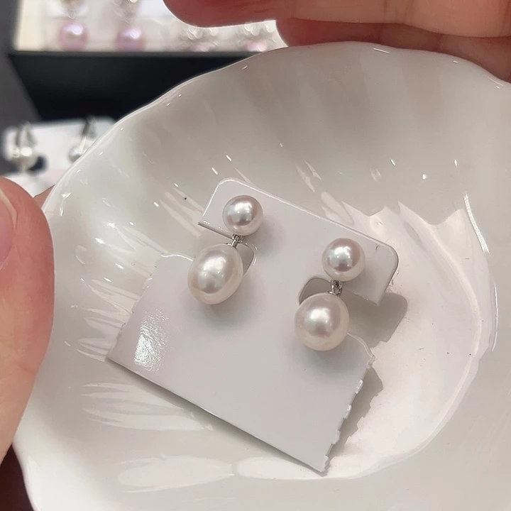 银S925镶嵌新号开播特价福利耳饰淡水珍珠