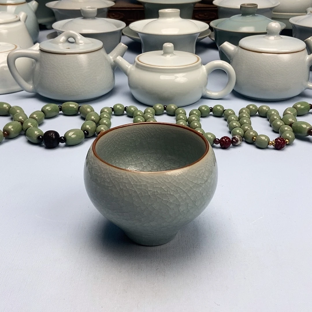 杯鱼鳞冰花鸡心碗杯原矿原釉原产地