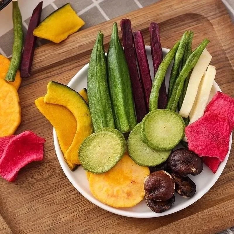 综合什锦果蔬脆多种水果蔬菜干休闲营养零食250g*3袋