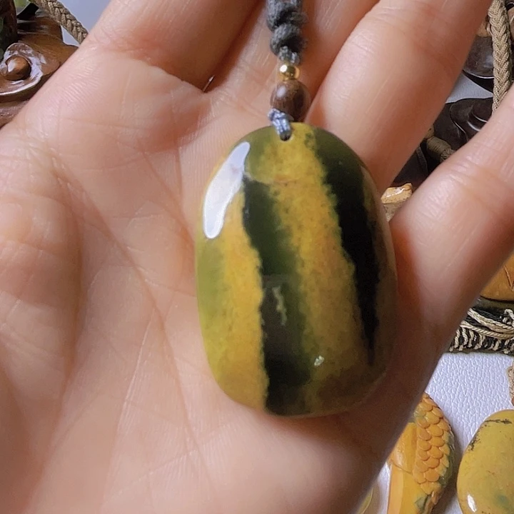 岫岩河磨玉（透闪石质玉）未镶嵌挂件