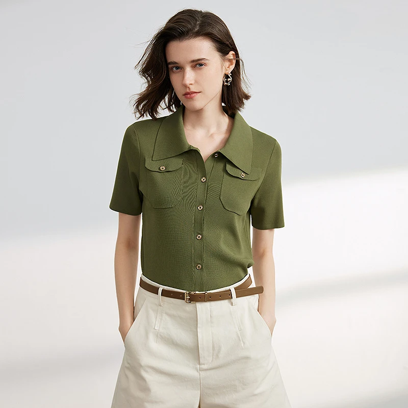 【唐长老专属】MOFAN摩凡夏新款军绿毛针织衫MAZ461255