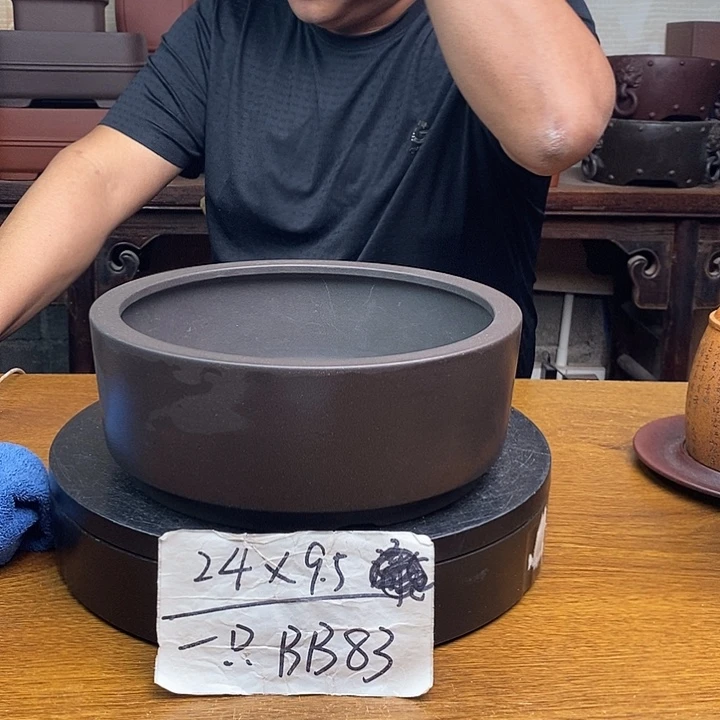 紫砂花盆货号一只BB83