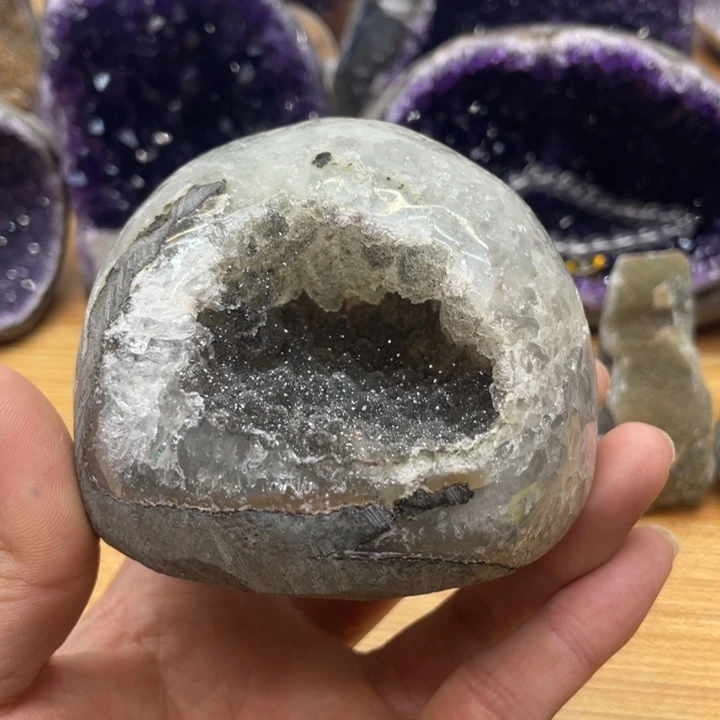 紫晶钱袋子未镶嵌