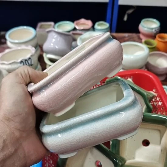 微瑕陶瓷花盆满12包邮