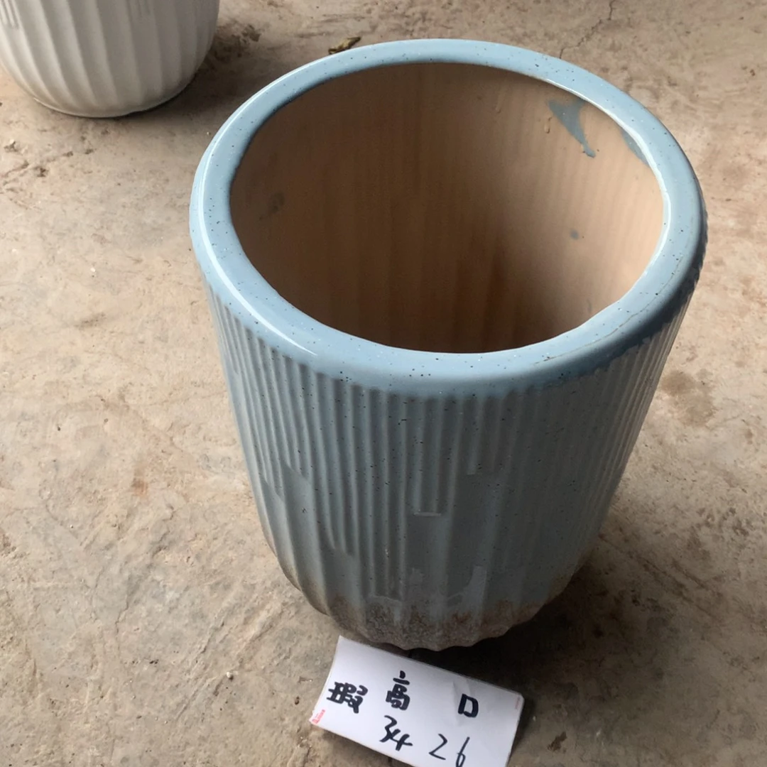 瑕疵高温陶瓷花盆