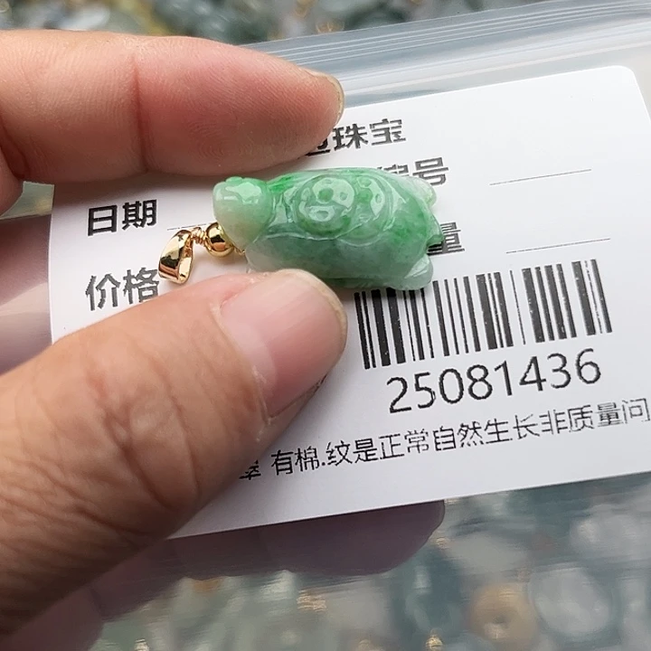 翡翠未镶嵌颈饰挂件