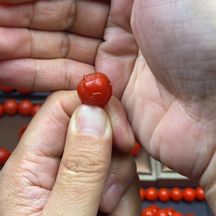 未镶嵌手串玛瑙/玉髓佛头15