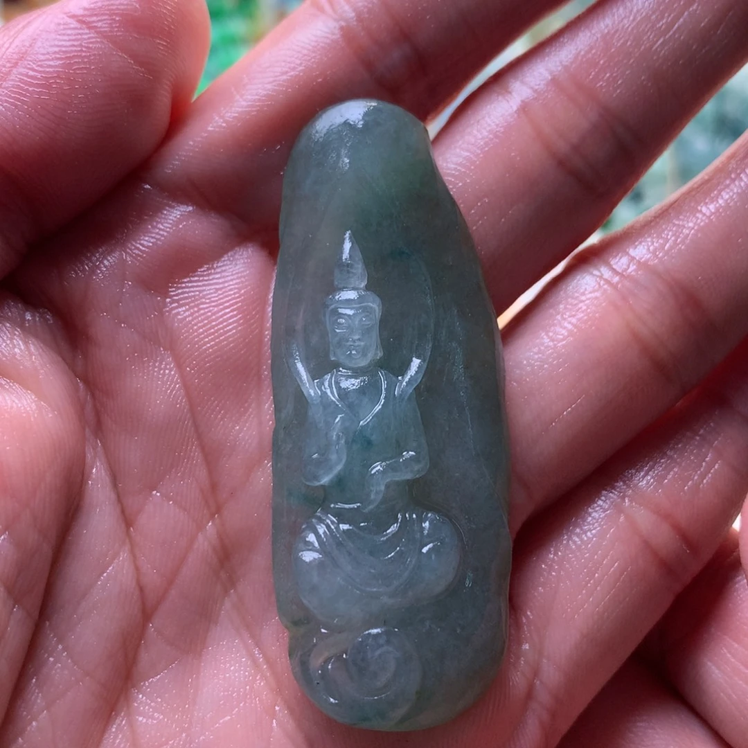 未镶嵌定制翡翠观音