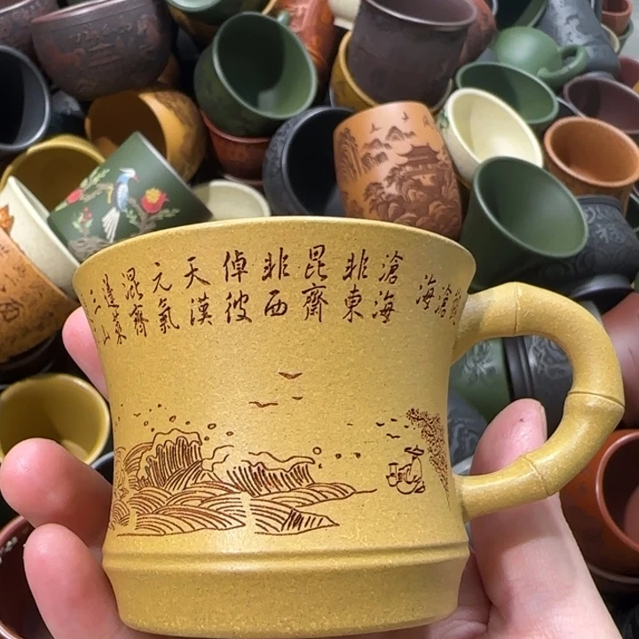 茶杯紫砂全手工紫砂