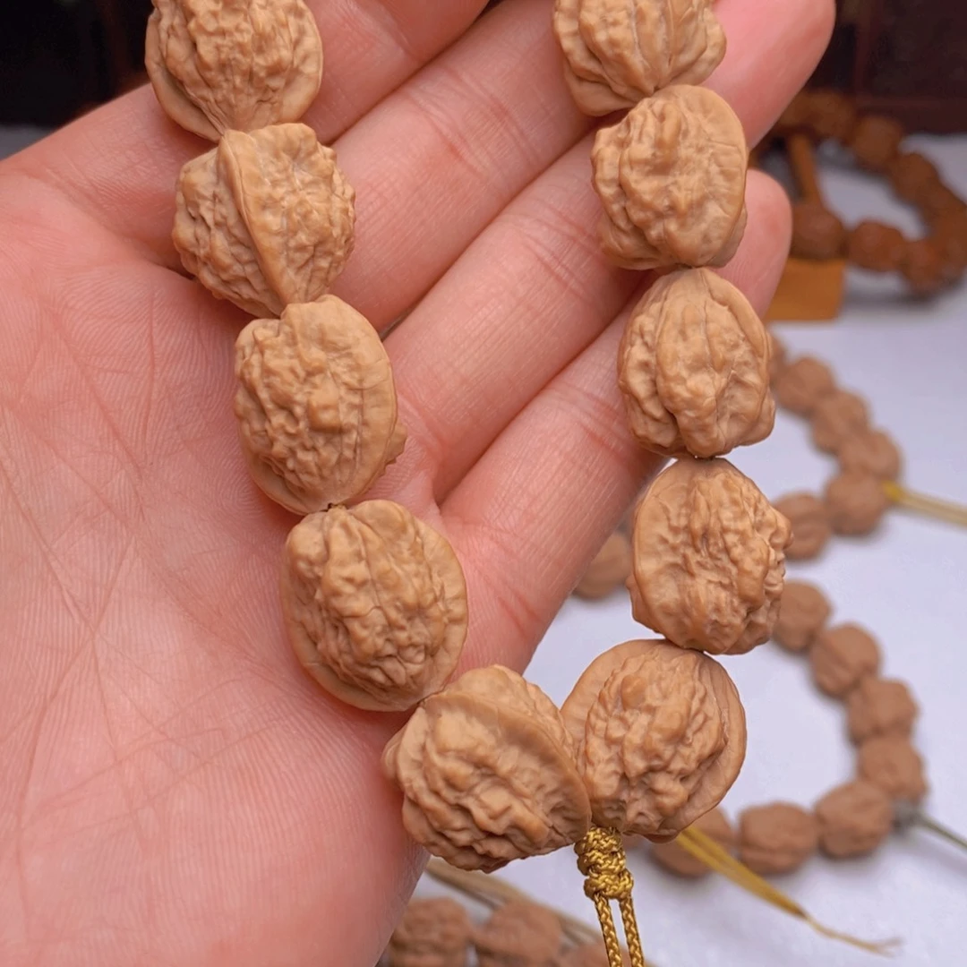 桃核手串蛤蟆头尺寸19