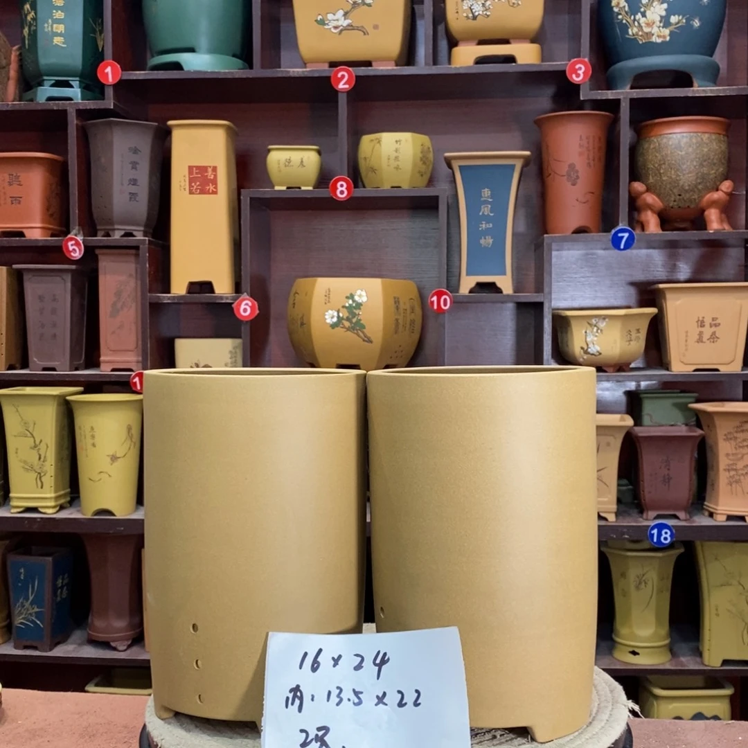 紫砂艺术紫砂花盆