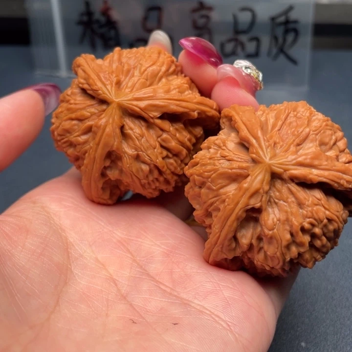 人***己吊坠文玩核桃白狮子