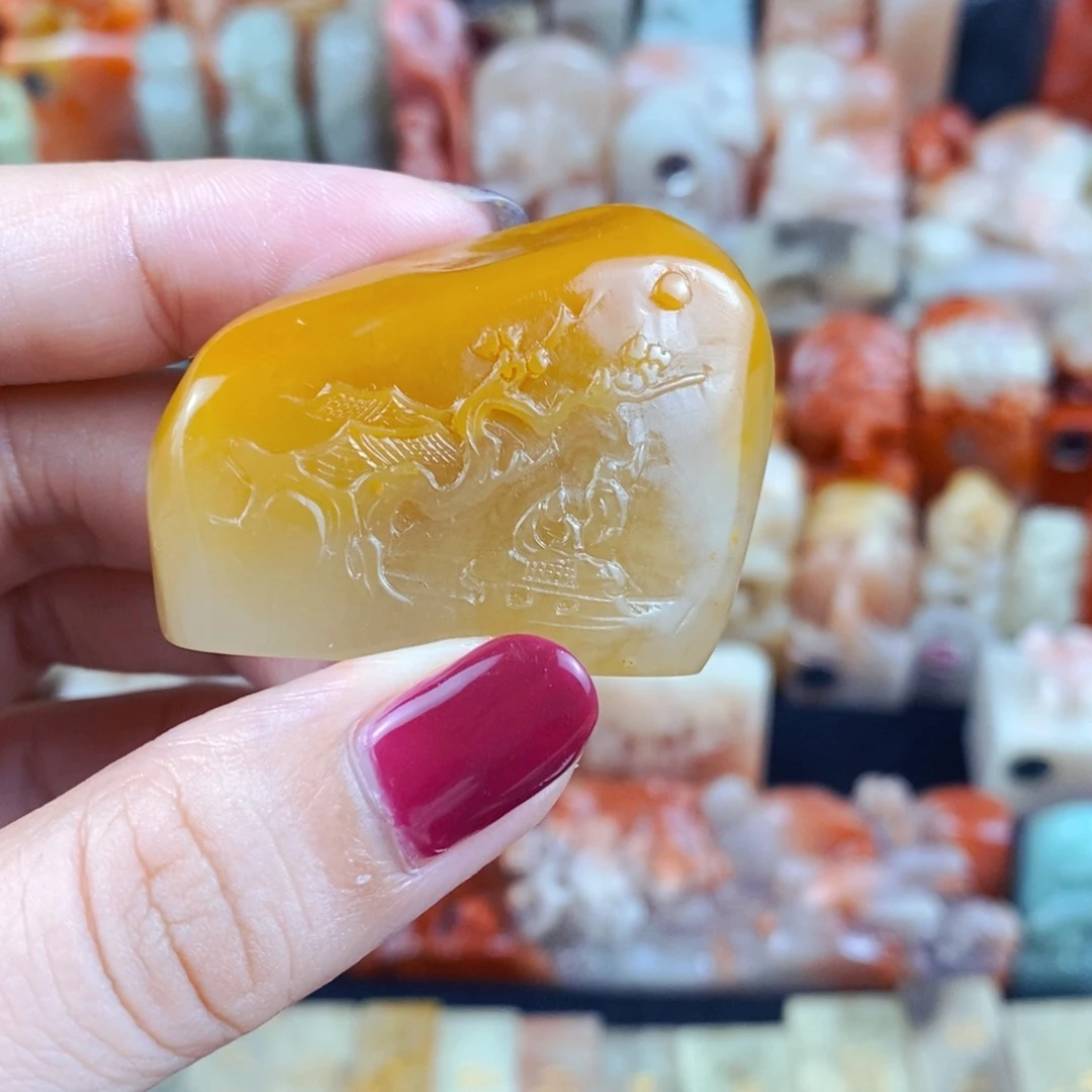 昌化石印石樂****）手工篆刻