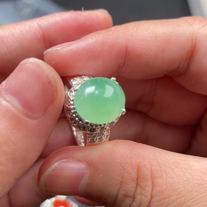 翡翠未镶嵌戒指缅甸天然翡翠