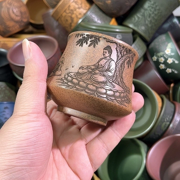 茶杯紫砂全手工紫砂主人杯