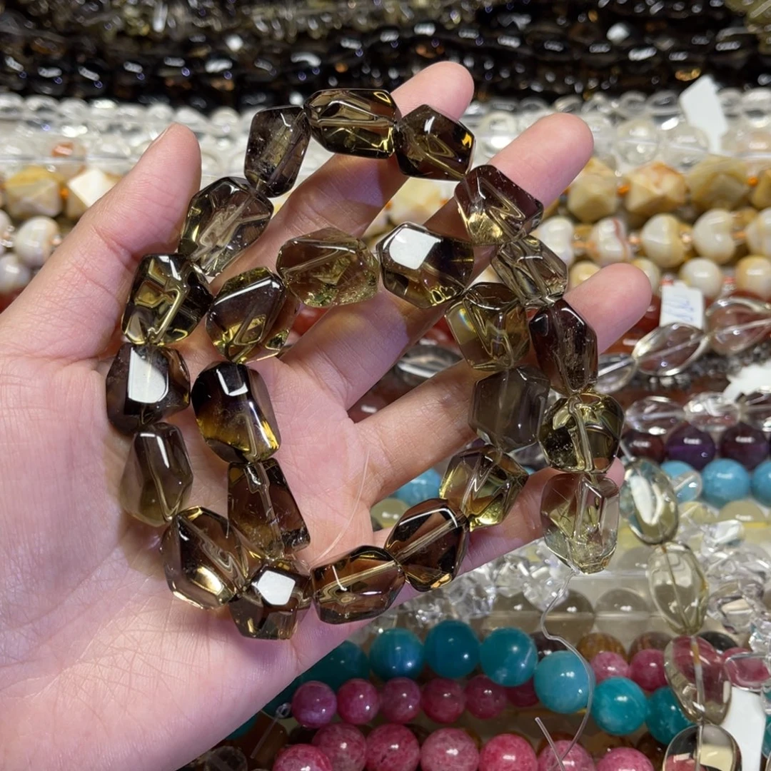 *****玛瑙/玉髓散珠茶晶