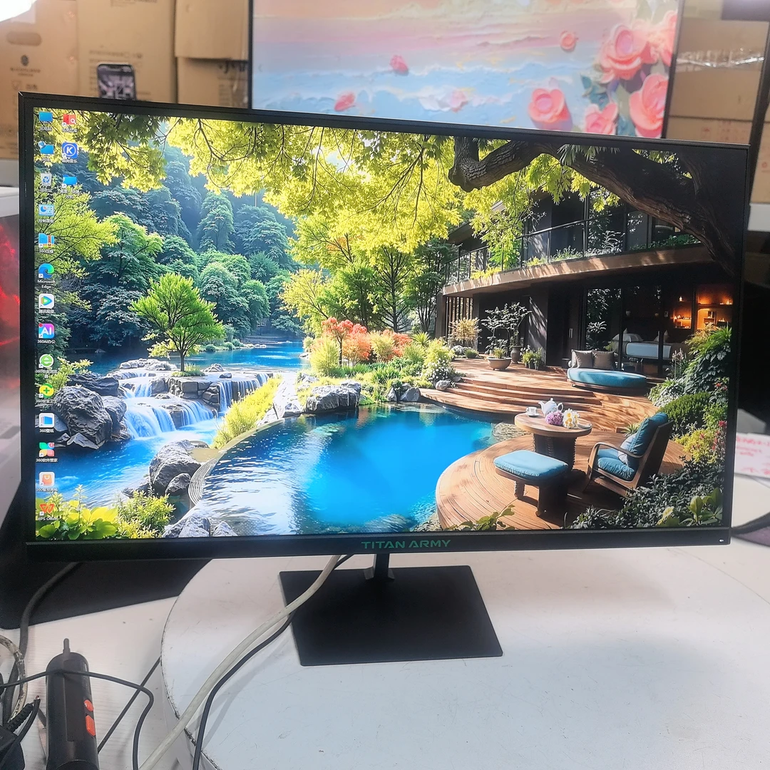 9新  泰坦军团27寸2K180HZ电竞游戏高刷显示器DP/HDMI质保180天