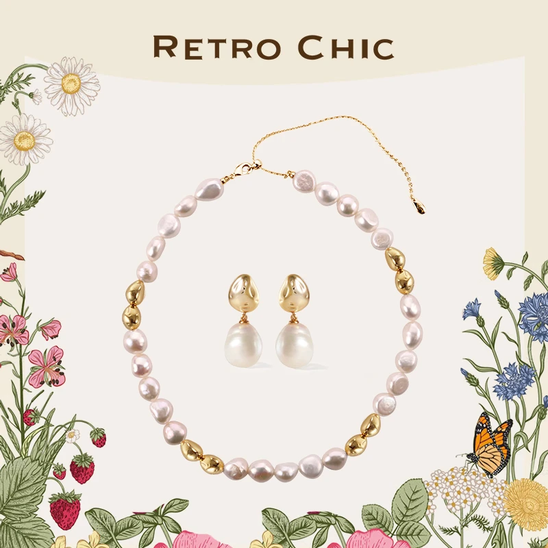 铜合金耳饰 RC RETRO CHIC 意大利复古时尚首饰 伊甸园果实套装