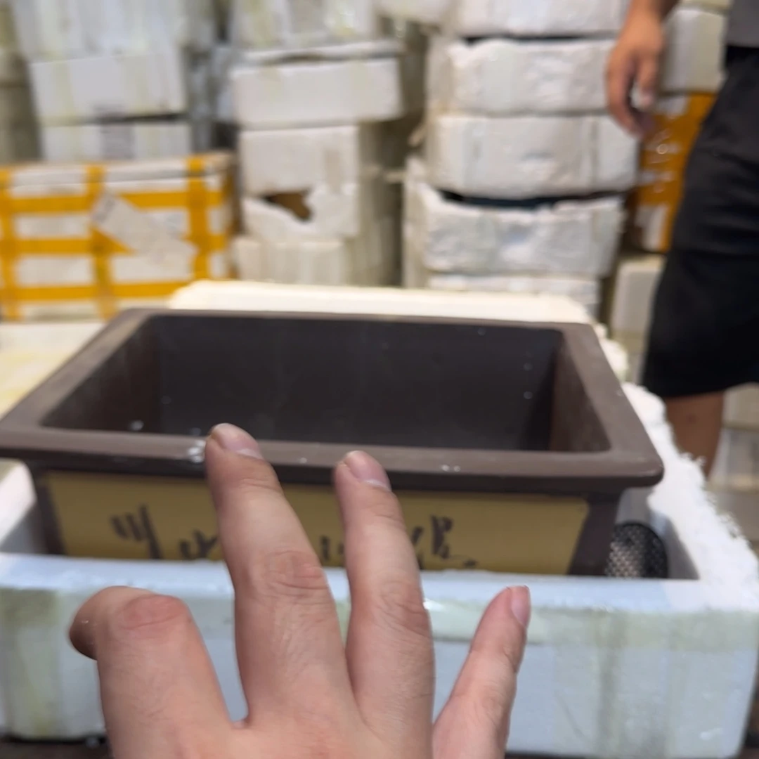 紫砂花盆口径32 24高度12