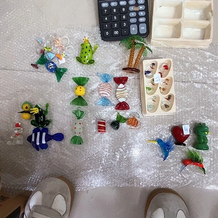 玻璃颈饰姜***姜琉璃摆件