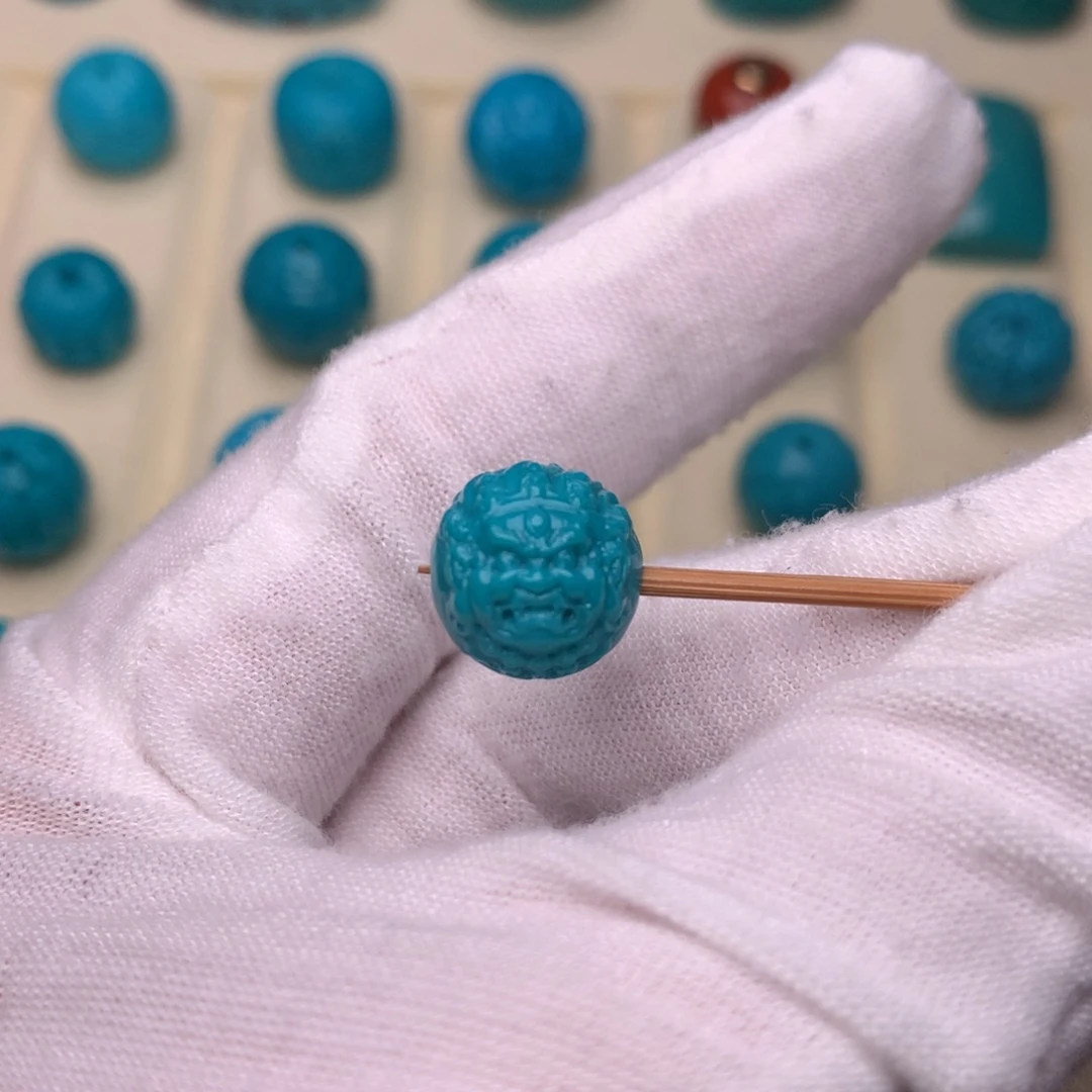 绿松石未镶嵌绿松石大黑天11.7