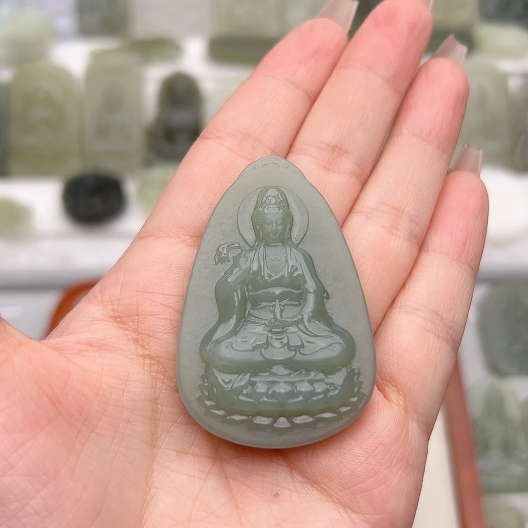 颈饰未镶嵌和田玉江****）