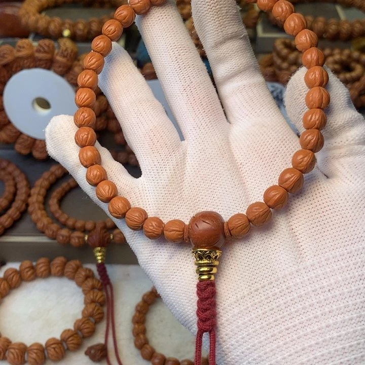 E***0手串桃核秦岭龙纹