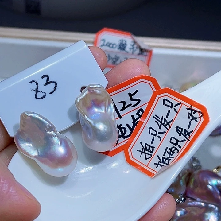 银S925镶嵌淡水珍珠耳饰