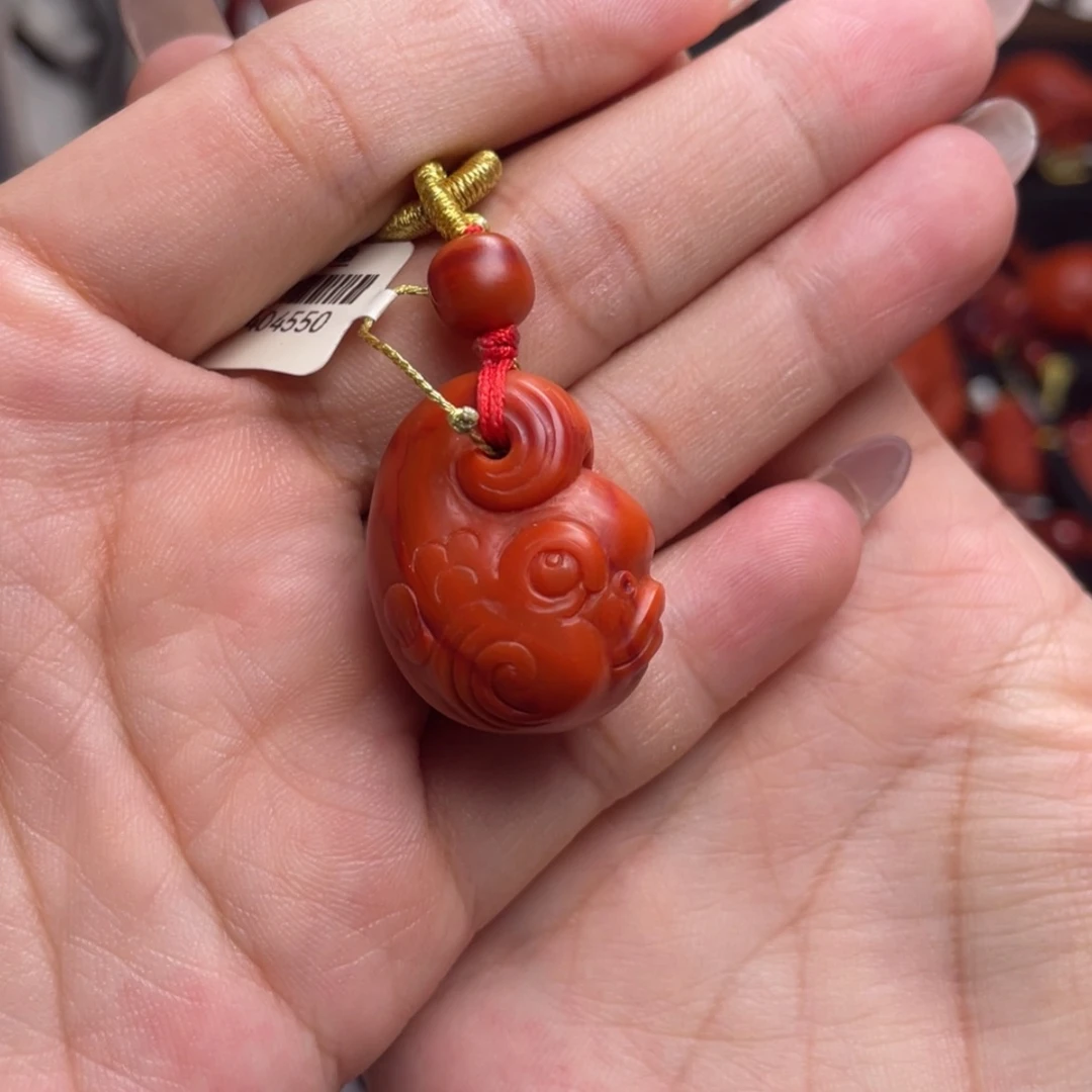 【闪购商品】未镶嵌年年有鱼南红玛瑙十**妈