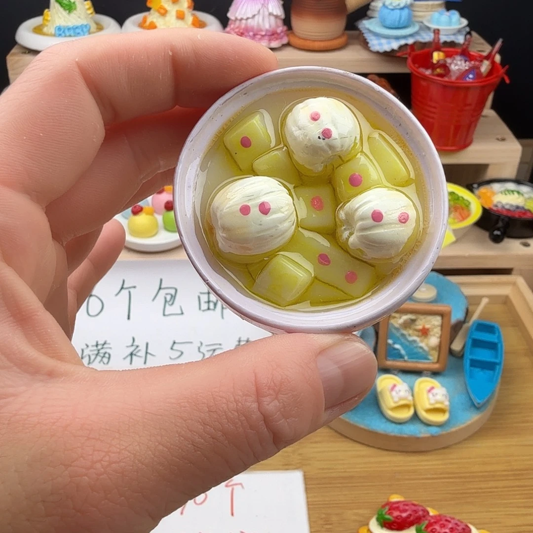 树脂食玩冰箱贴 凭开箱视频售后
