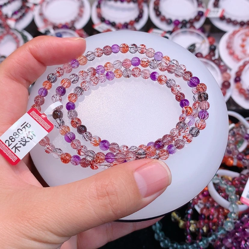【闪购商品】水晶手链未镶嵌彩*糖水晶手链
