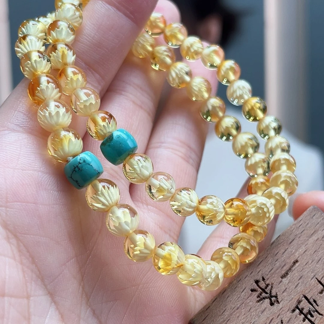 蜜蜡未镶嵌手链手串