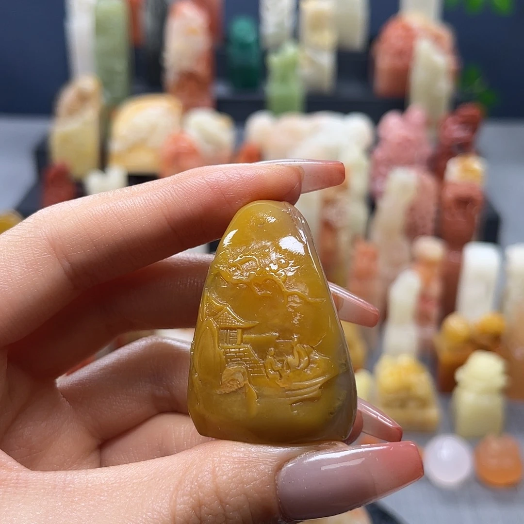 寿山石印石这****帅包邮包刻6597