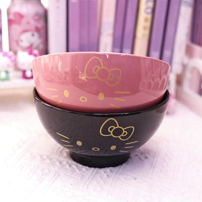 HELLO KITTY 陶瓷面碗创意7寸大面碗可爱卡通碗汤碗饭碗